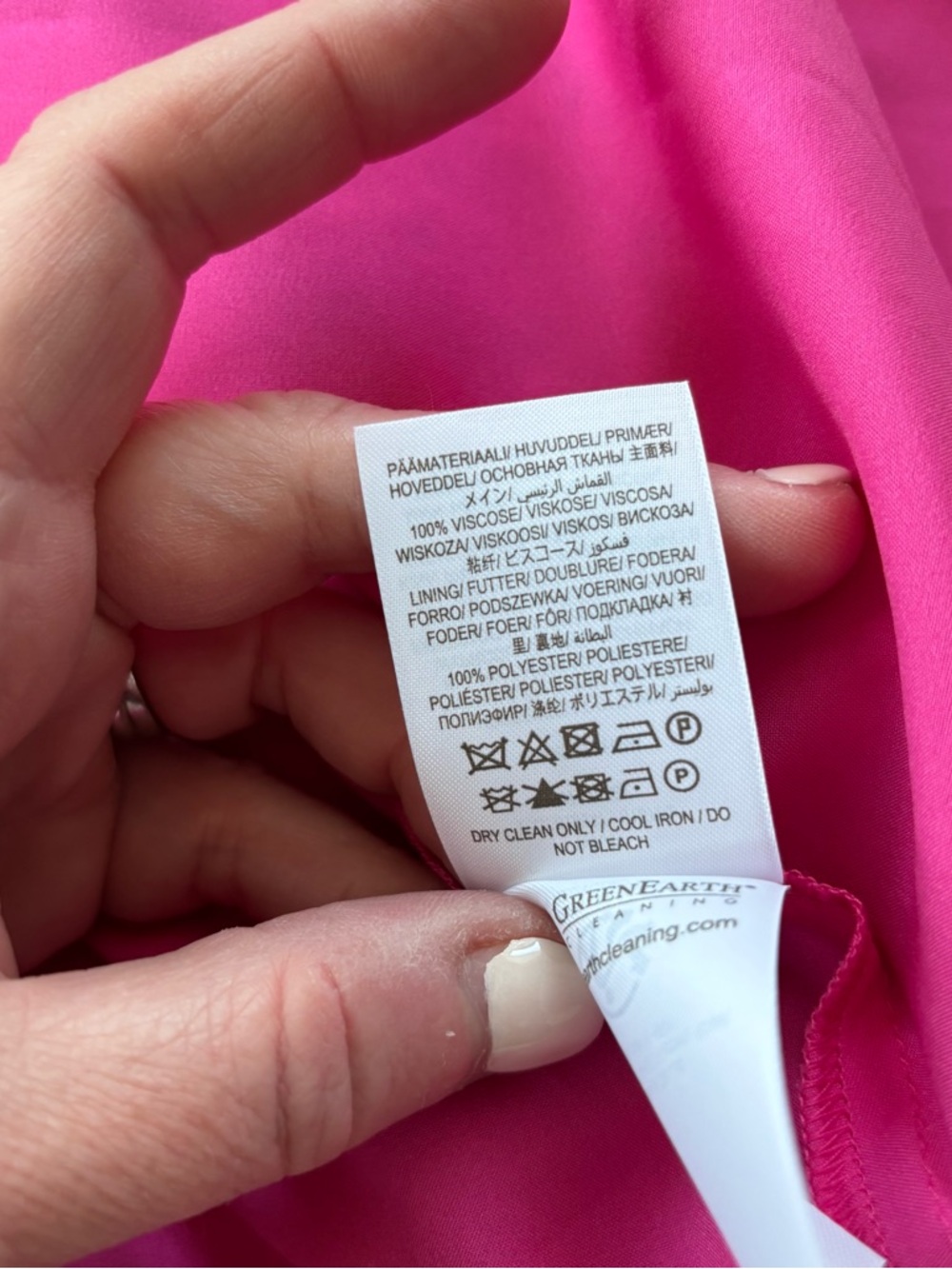 Boden Vibrant Pink Patterned Ingrid  Long-Sleeve Midi Dress - Picture 6 of 6
